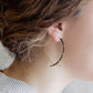 CONFETTI EARRING OLIVE