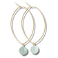 LENNY EARRINGS AMAZONITE