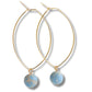 LENNY EARRING BLUE JASPER