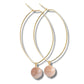 LENNY EARRINGS FOSSIL SUNSTONE