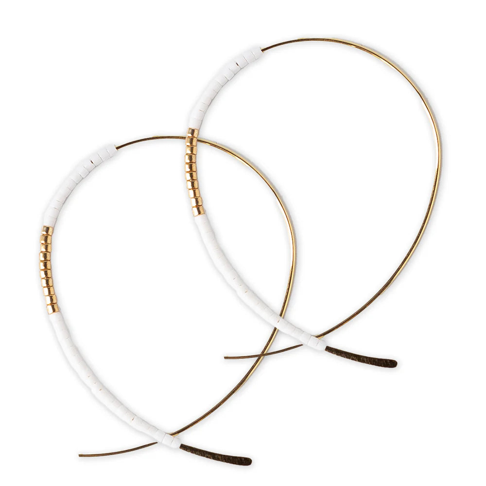 NORAH EARRING-WHITE