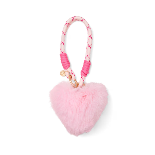 PINK HEART POOF