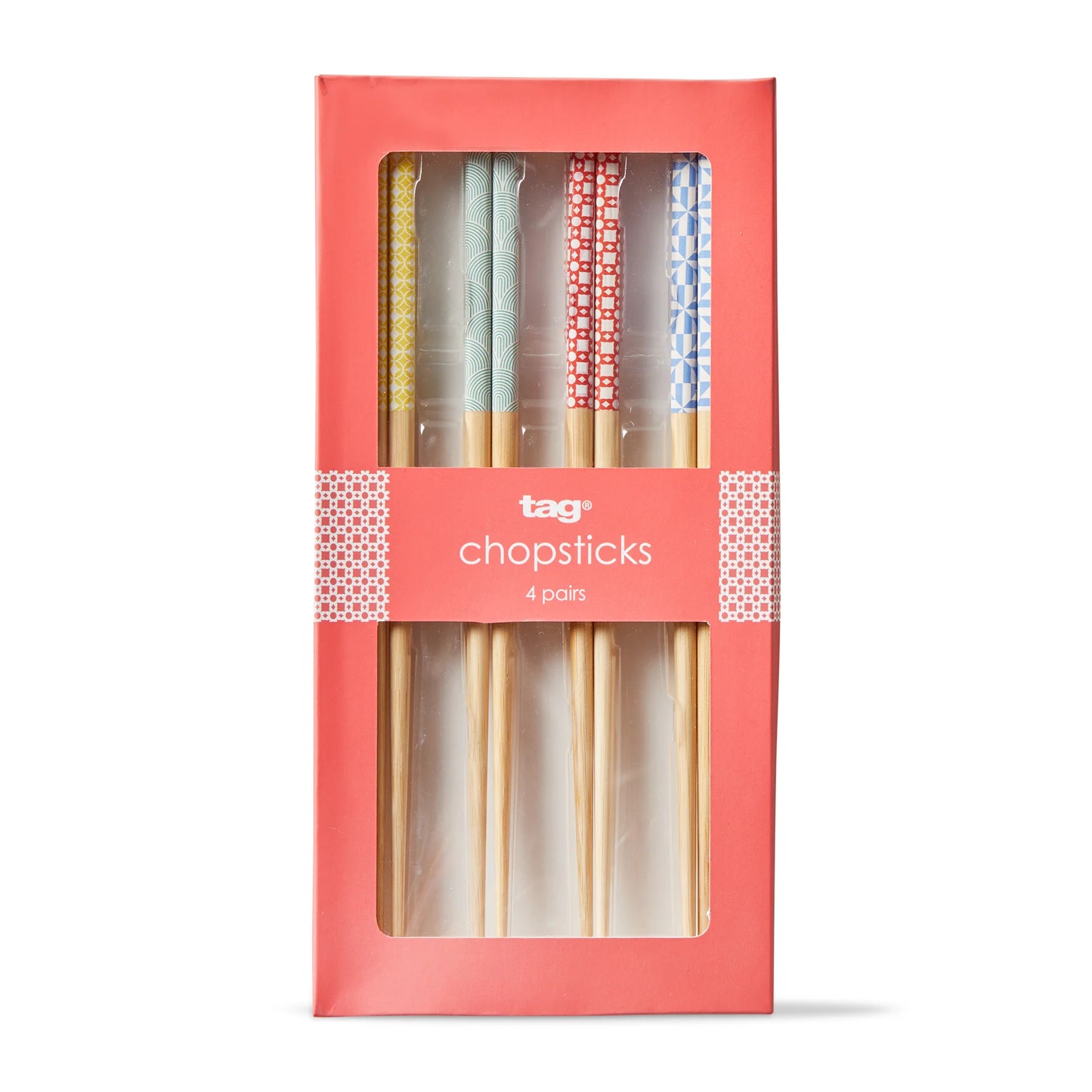 GEO CHOPSTICKS SET/4