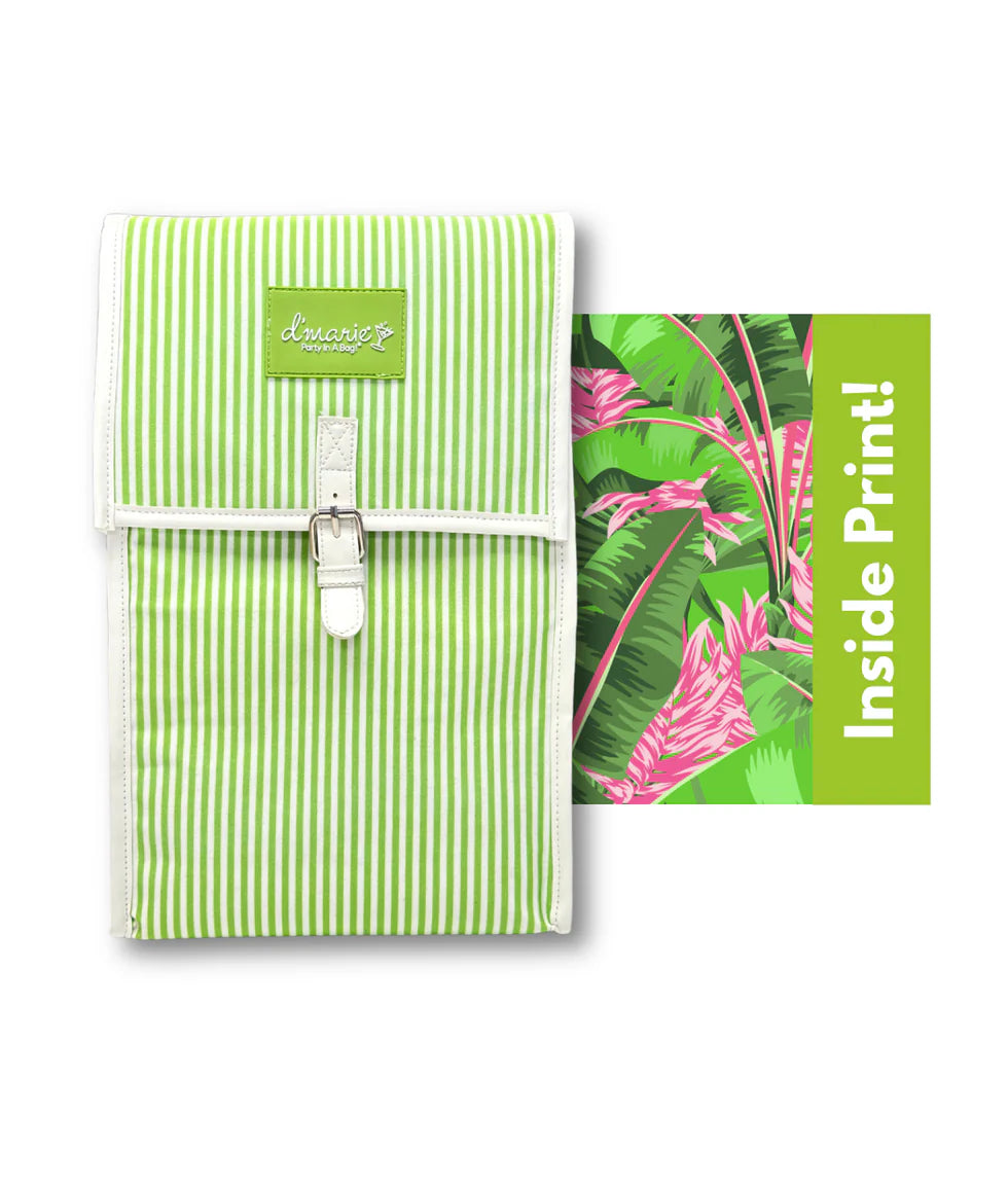 GREEN STRIPE COOLER