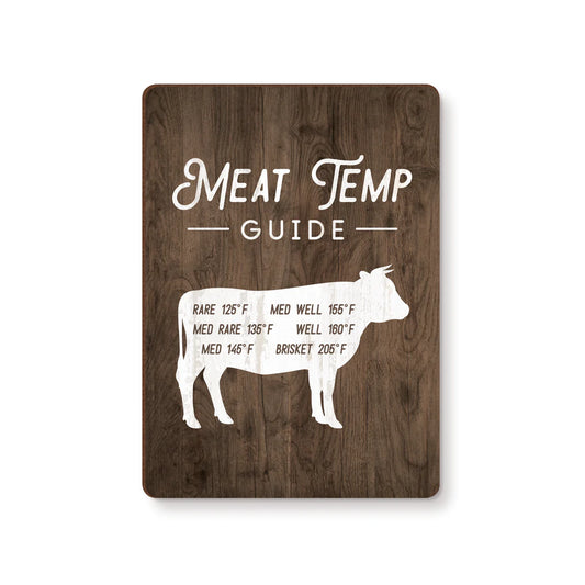 BEEF MEAT TEMP GUIDE MAGNET