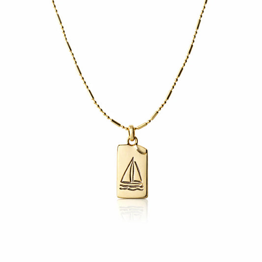 STORYTELLERS BOAT NECKLACE