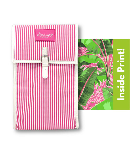 PINK STRIPE COOLER