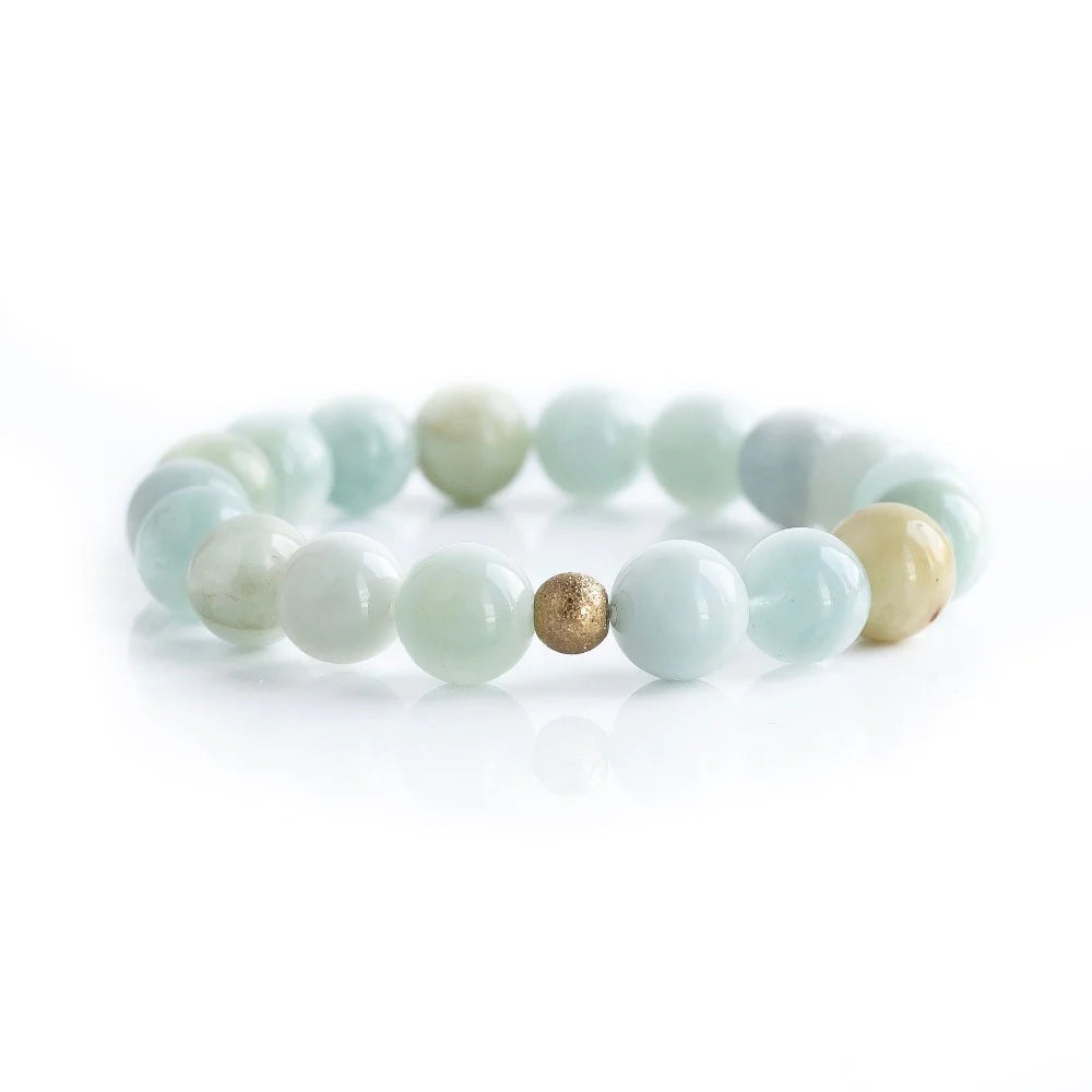 GEMSTONE BRACLET 10MM AMAZONITE