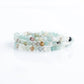 GEMSTONE BRACELET WRAP 4MM AMAZONITE