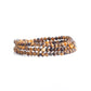 GEMSTONE BRACELET WRAP 4MM BROWN TIGERS EYE