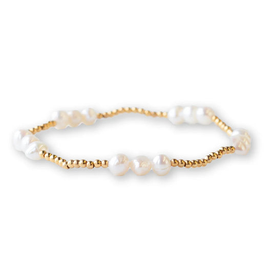 GILDED tRIO PEARL BRACELT