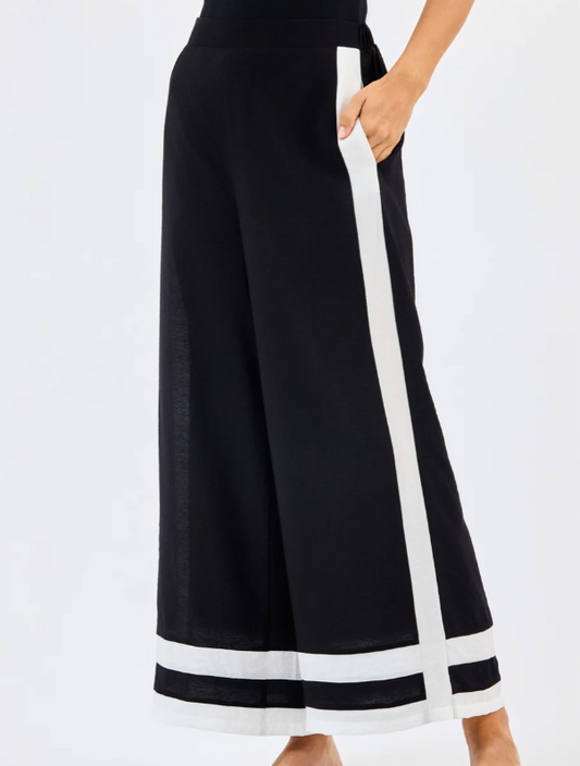 WHITLEY PANTS BLACK/WHITE
