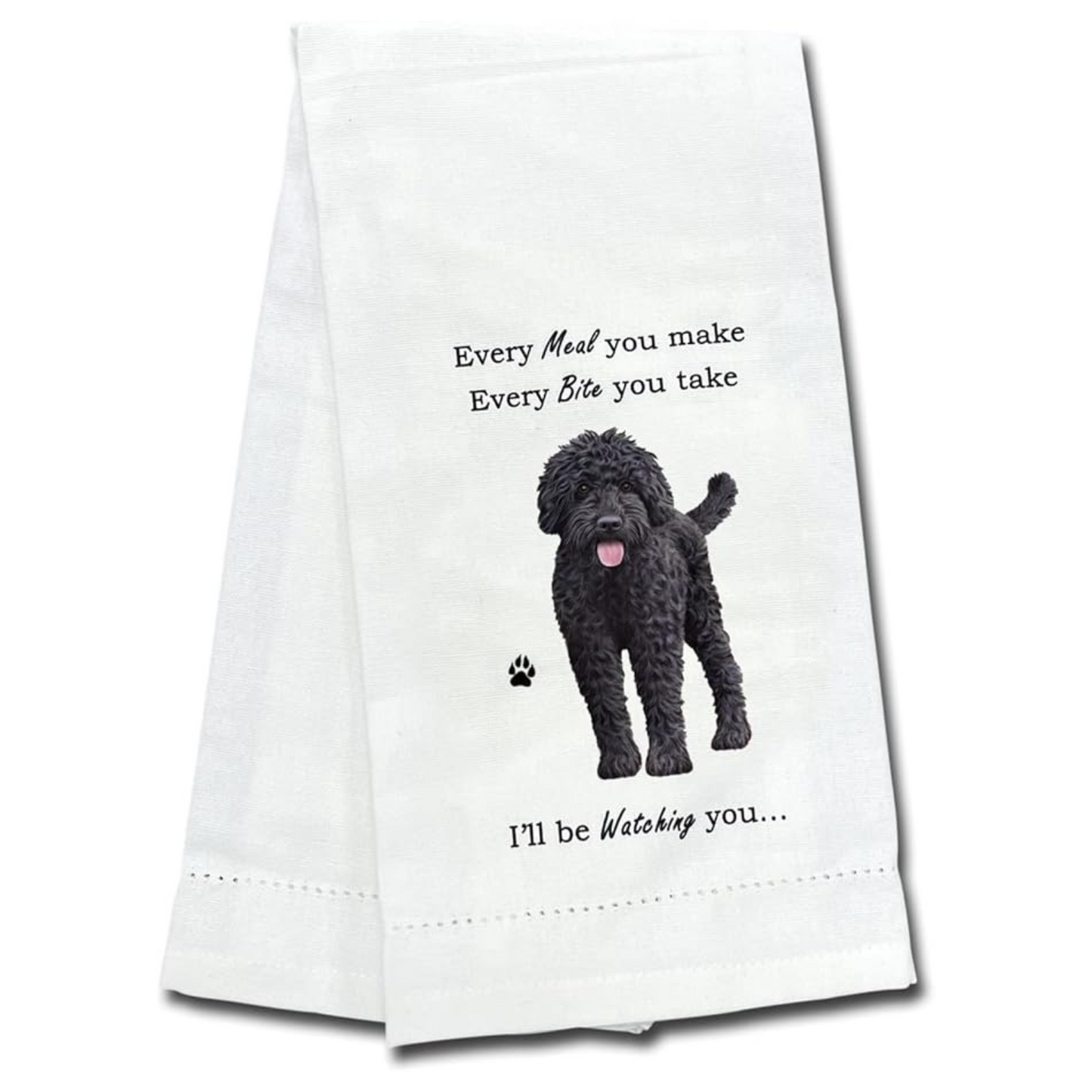 Labradoodle Dark Towel