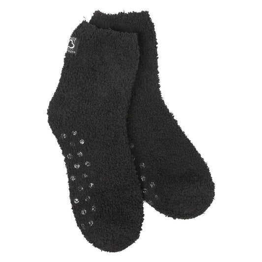Cozy Quarter w/ Grippers- BLACK
