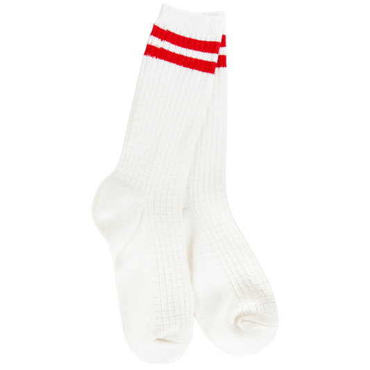 IVORY/RED