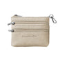 Zippered Pouch- Cream