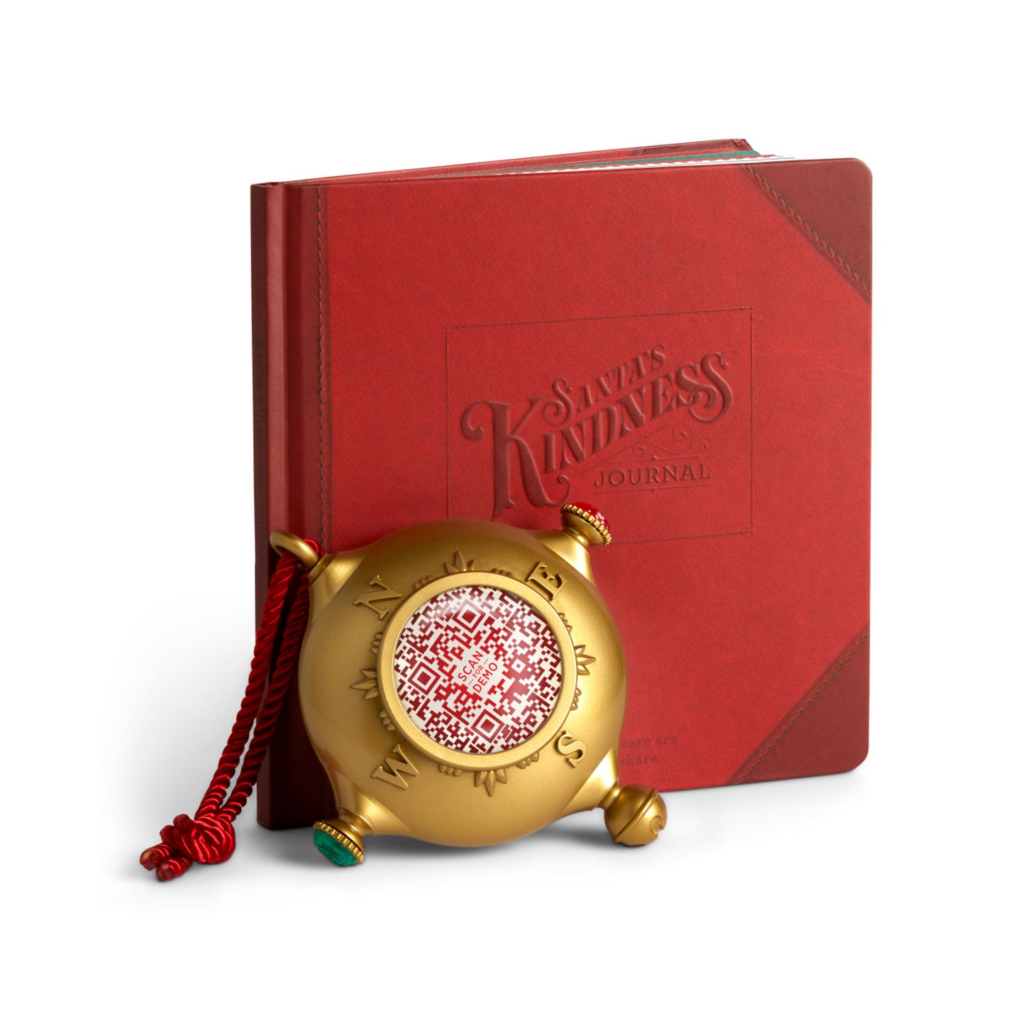 Santa's Kindness Ornament and Journal