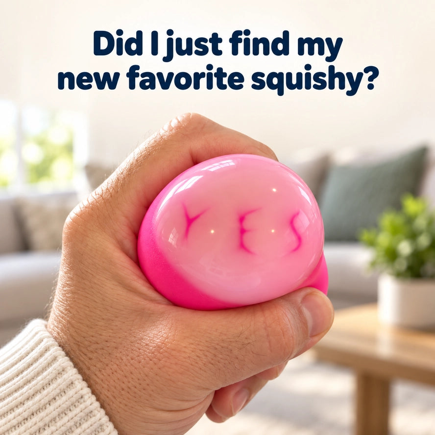 CANDYTIDE QUESTION AND ANSWER BALL PINK SQUISHY