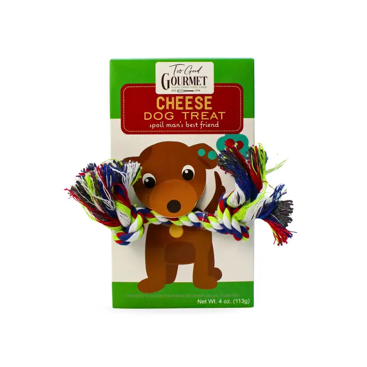 DOG TREATS W/PULL ROPE CHEESE