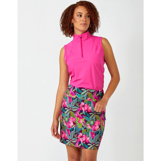 SKORT PINK FLOWER