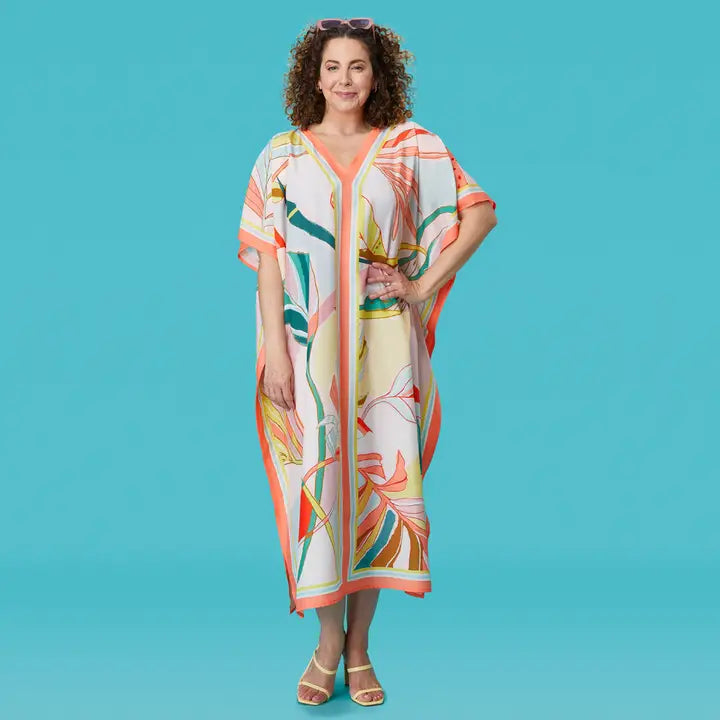 EXOTIC LEAVES CAFTAN