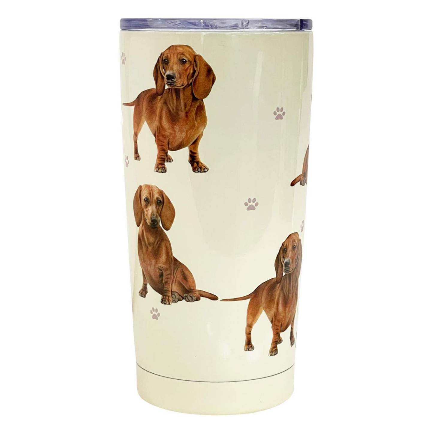 DACHSHUND TAN TUMBLER 16OZ