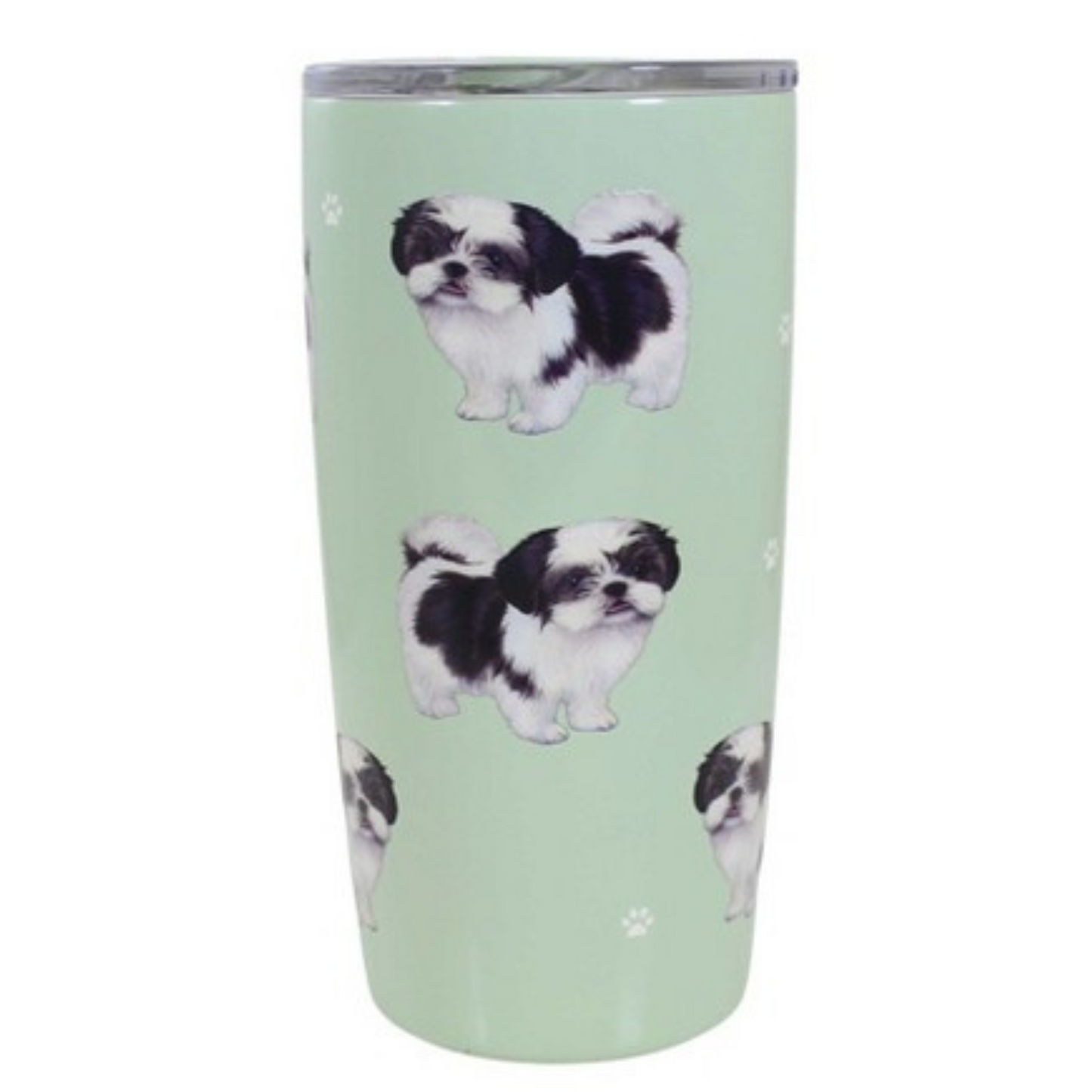 SHIH TZU BLACK TUMBLER 16OZ