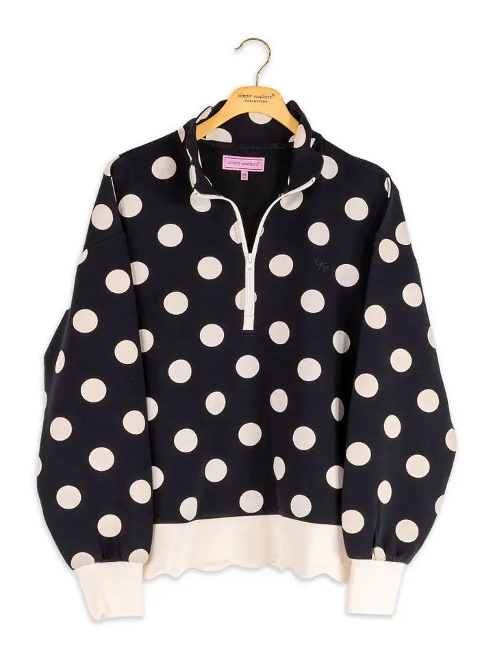 POLKA DOT PULLOVER