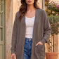 CR-EMBER CARDIGAN CHARCOAL