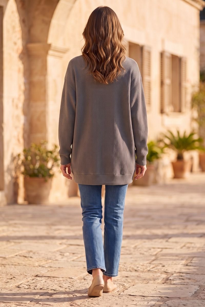 CR-EMBER CARDIGAN CHARCOAL