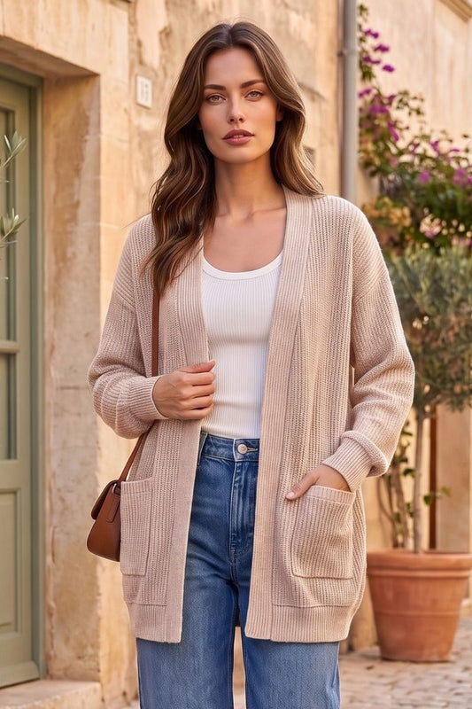 CR-EMBER CARDIGAN TAUPE