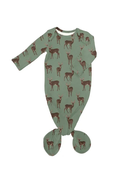 DEER KNOTTED GOWN