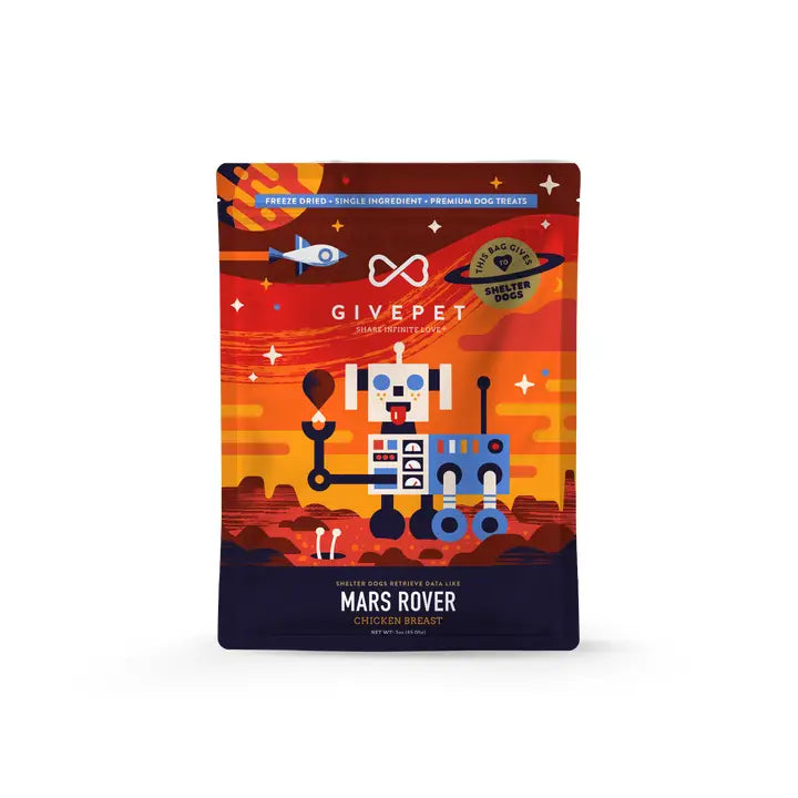 MARS ROVER FREEZE DRIED DOG TREAT