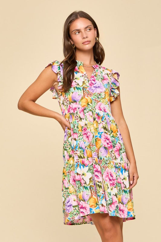 LIZ FOREVER DRESS- MULTI