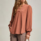 SMOCKED LIZZY CARAMEL