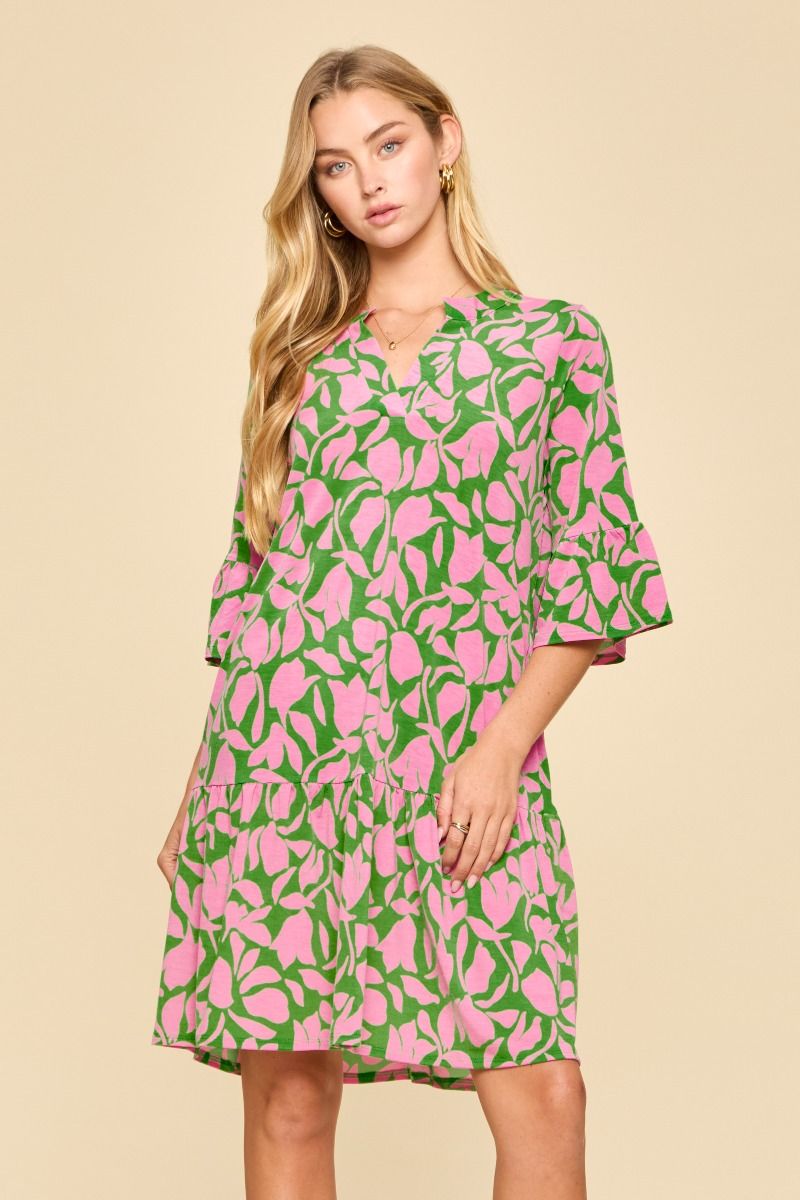 LIZ SUNDAY DRESS- EMERALD