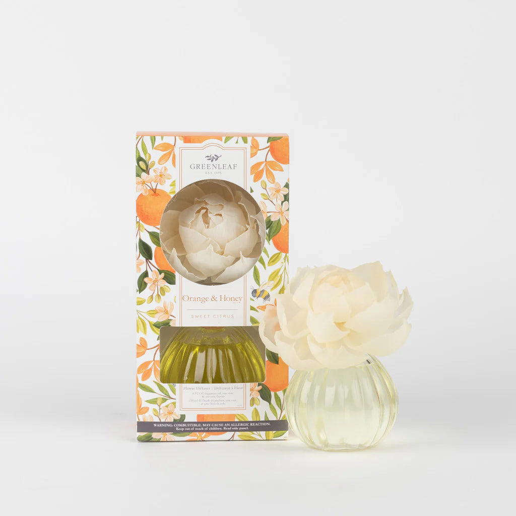 FLOWER DIFFUSER ORANGE AND HONEY