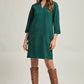 MAGIC PORTFOLIO DRESS HUNTER GREEN