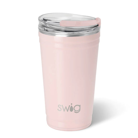SHIMMER BALLET PINK PARTY CUP 24OZ
