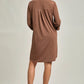 SCARLETT DRESS DARK MOCHA