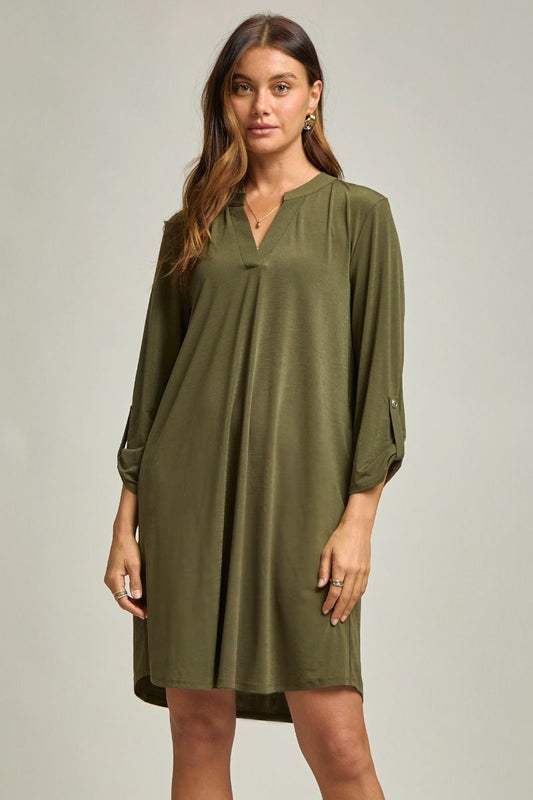 SCARLETT DRESS OLIVE