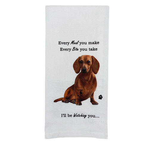 Dachshund Towel