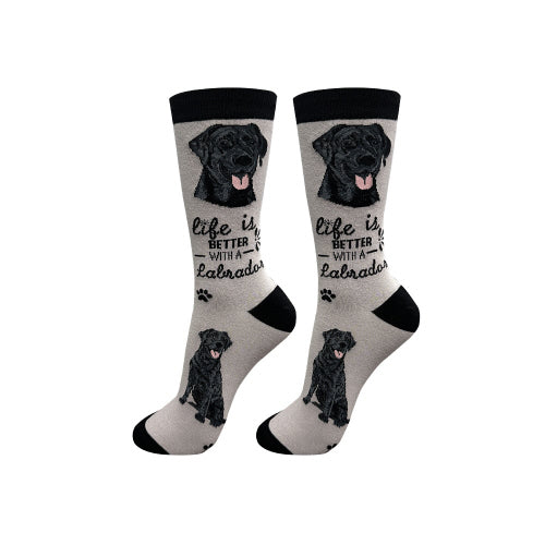 Labrador Black Socks