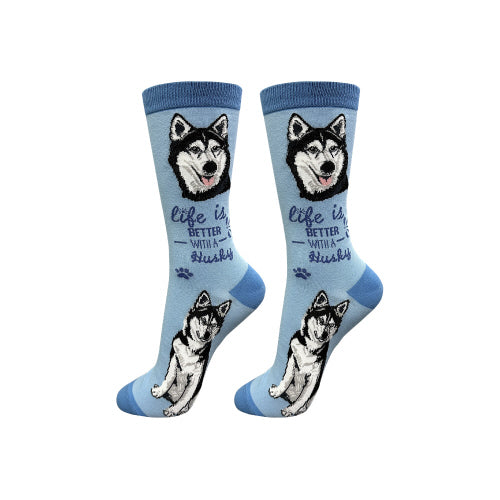 Siberian Husky Socks