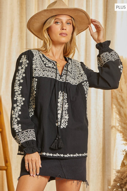Embroidered Tunic Plus