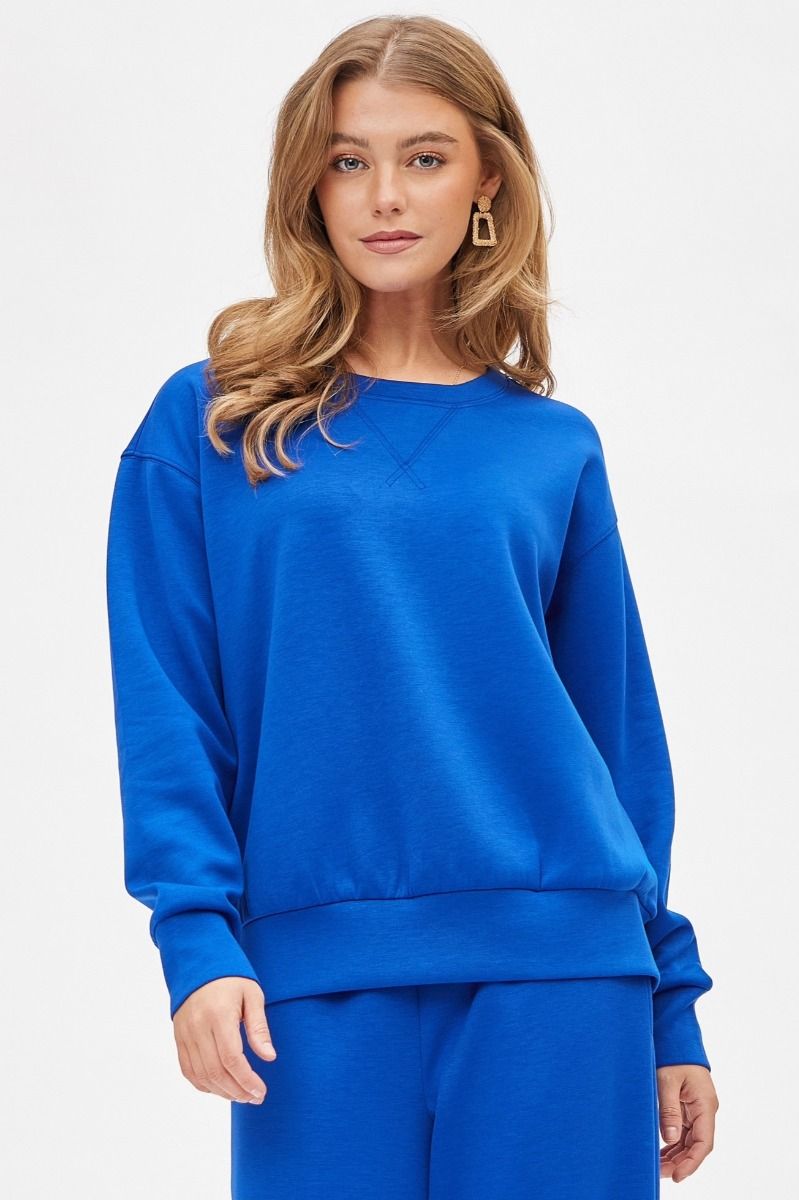 ROYAL BLUE MALIBU TRAVEL SWEATSHIRT