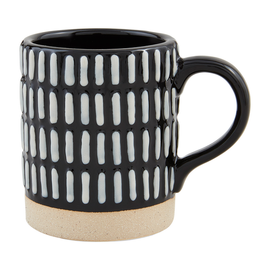 LINES STONEWARE MUG