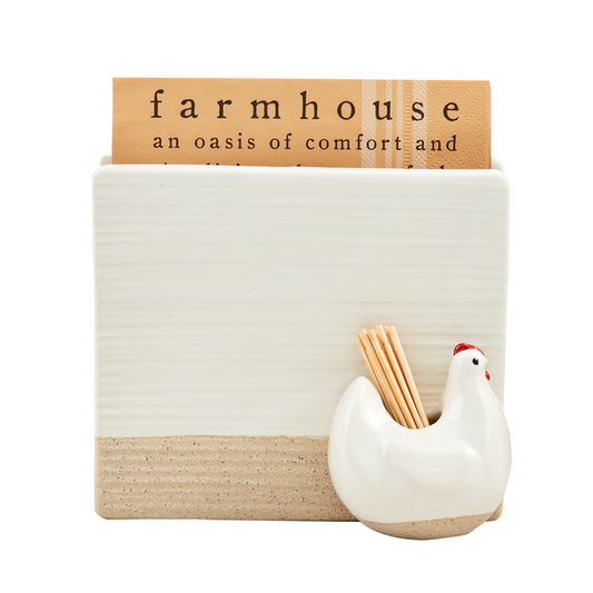 FARM NAPKIN TOOTHPICK HOLDER