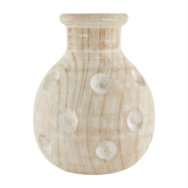 LG PAULOWNIA DOTTED VASE