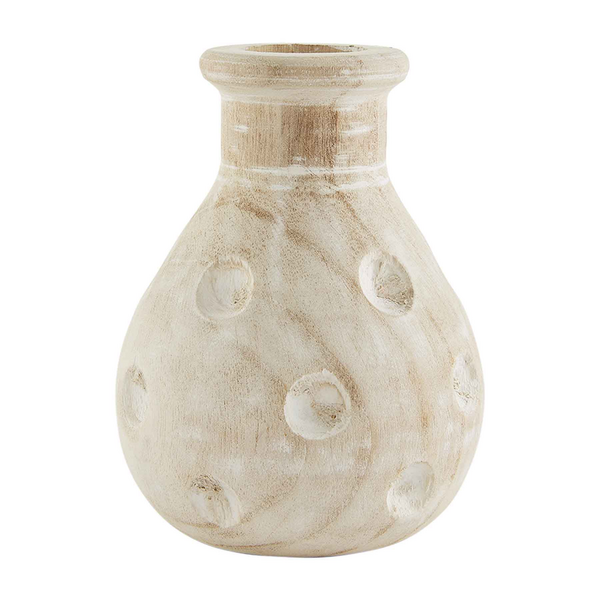 SM PAULOWNIA DOTTED VASE